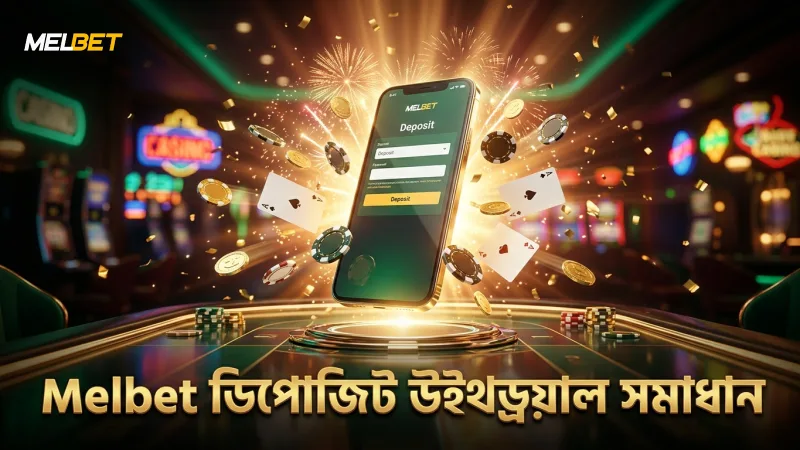 ডিপোজিট ও উইথড্রয়াল সংক্রান্ত Melbet-এর নির্ভরযোগ্য সমাধান